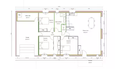 Maison neuve, 101 m²