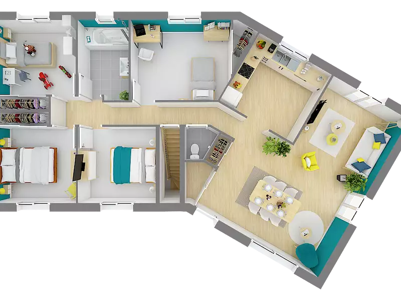 Maison neuve, 85 m² - Sigoulès-et-Flaugeac (24240)