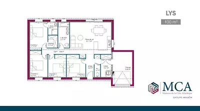 Maison neuve, 100 m²