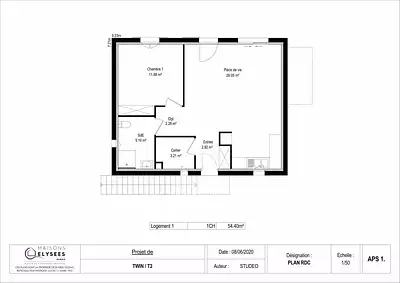Maison neuve, 108 m²