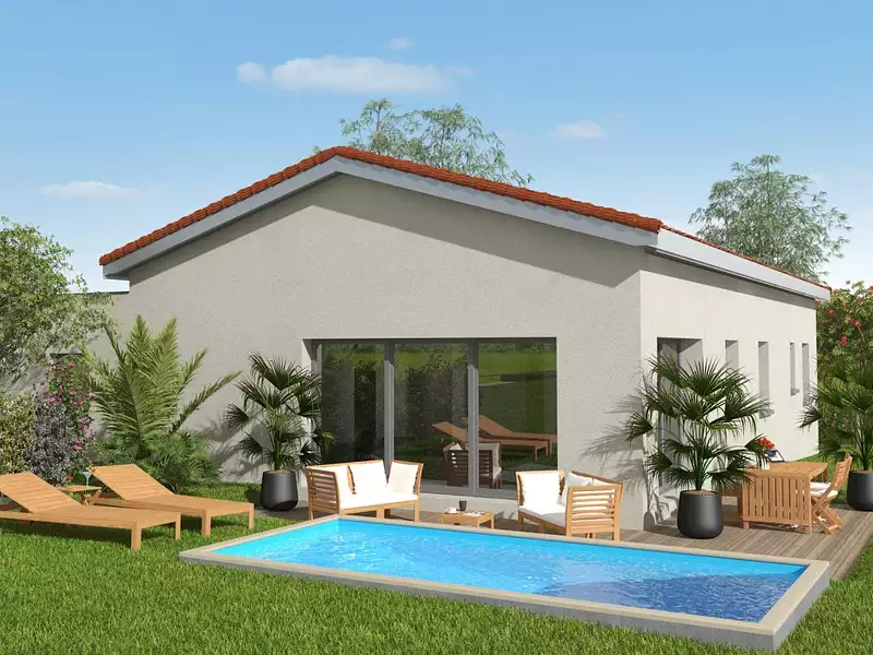 Maison neuve, 106 m² - Brignais (69530)