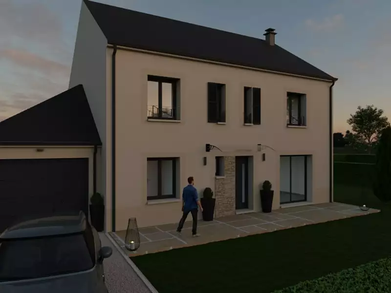 Maison neuve, 142 m² - Villejust (91140)