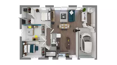 Maison neuve, 84 m²