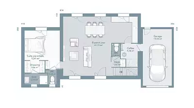 Maison neuve, 115 m²