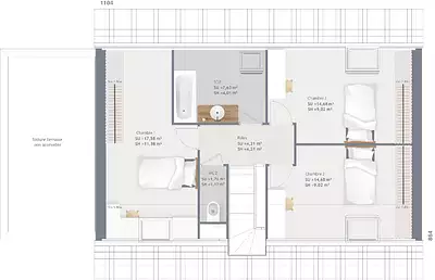 Maison neuve, 115 m²