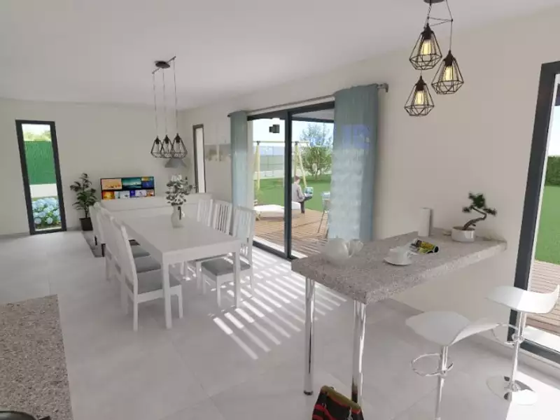 Maison neuve, 96 m² - Mureils (26240)