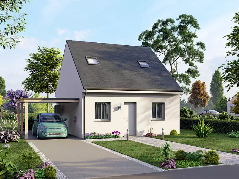 Maison neuve, 70,28 m² - Lison (14330)