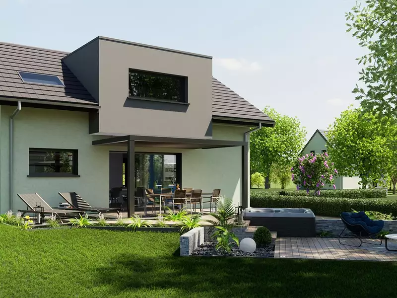 Maison neuve, 106 m² - Saint-Paul-en-Chablais (74500)