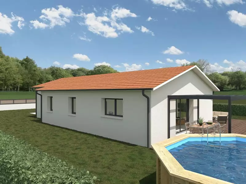 Maison neuve, 87 m² - Revonnas (01250)