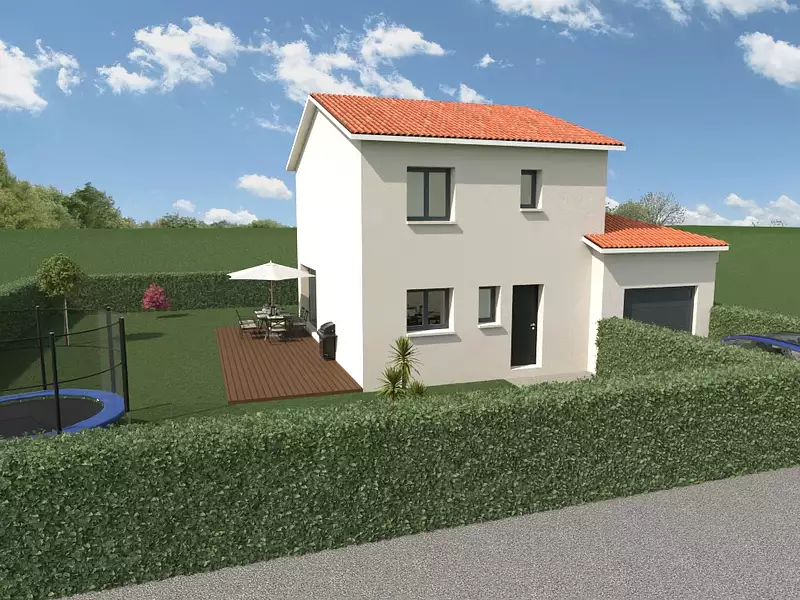 Maison neuve, 90 m² - Odenas (69460)