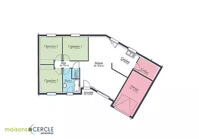 Maison neuve, 88 m²