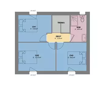 Maison neuve, 83 m²