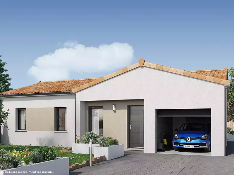 Maison neuve, 75 m² - Maransin (33230)