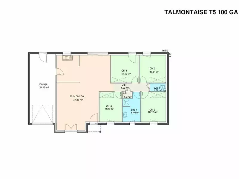 Maison neuve, 80 m² - Mareuil-sur-Lay-Dissais (85320)