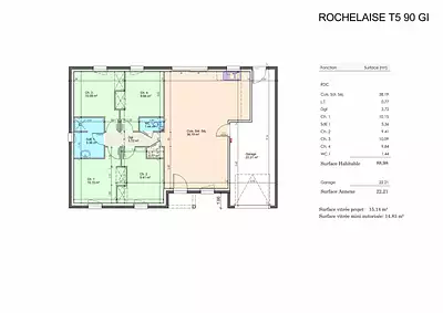 Maison neuve, 90 m²
