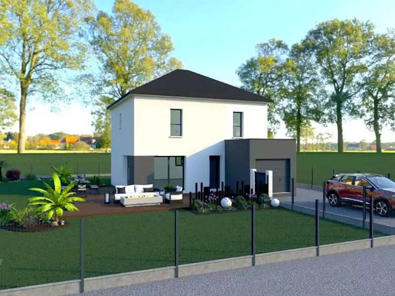 Maison neuve, 90 m² - Pîtres (27590)