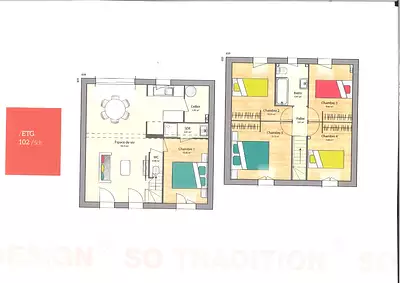 Maison neuve, 102 m²