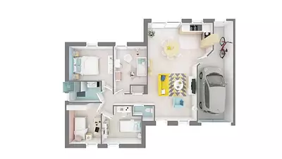 Maison neuve, 90 m²