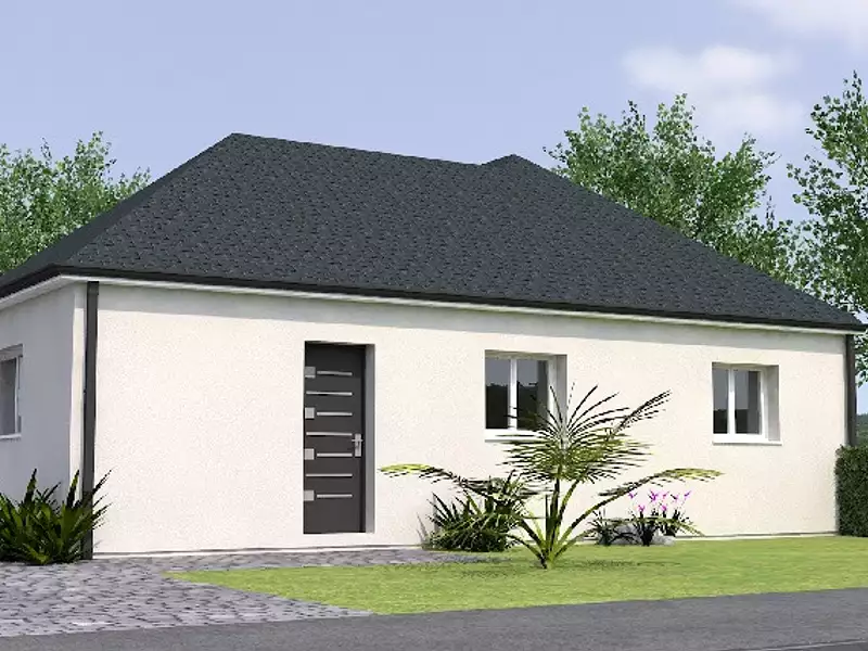 Maison neuve, 80 m² - Tuffalun (49700)