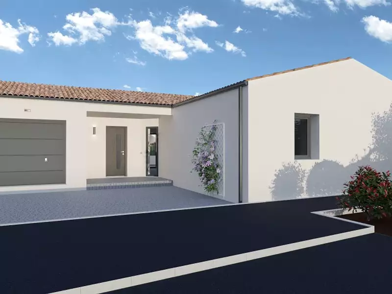 Maison neuve, 111 m² - Ballon (17290)