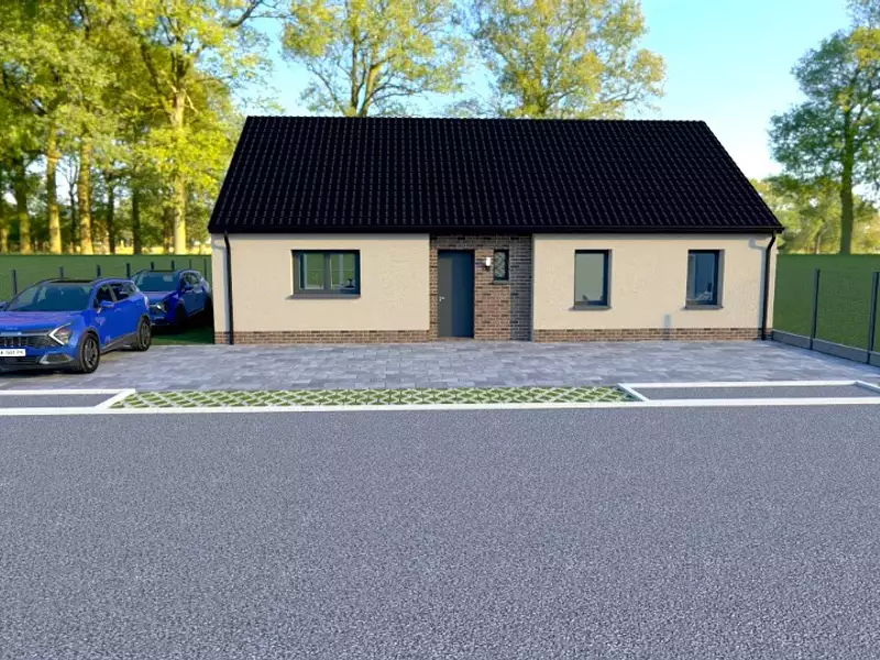 Maison neuve, 100 m² - Arleux (59151)