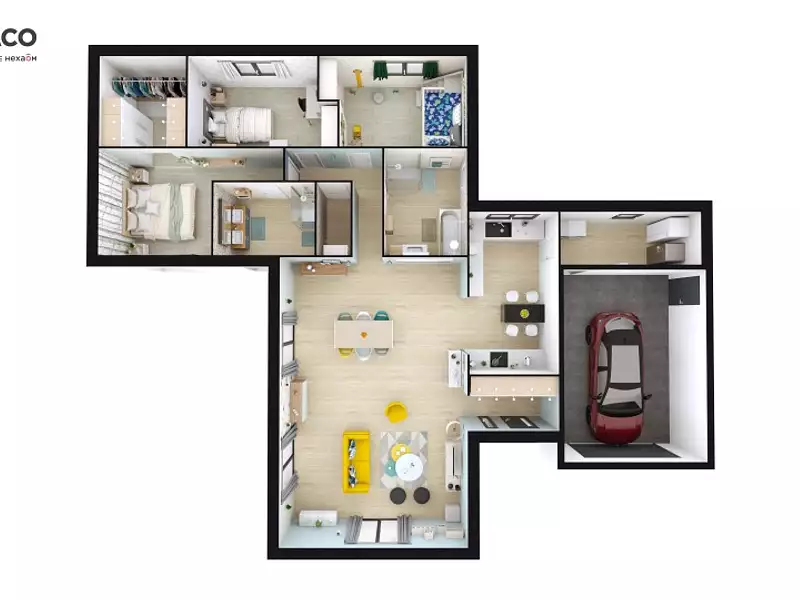 Maison neuve, 137 m² - Gonneville-sur-Honfleur (14600)