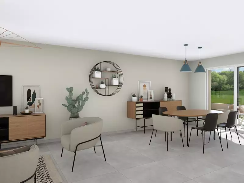 Maison neuve, 100 m² - Saint-Jean-la-Bussière (69550)