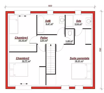 Maison neuve, 110 m²