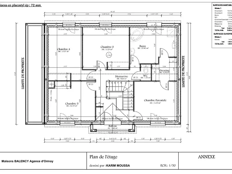 Maison neuve, 160 m² - Breuillet (91650)