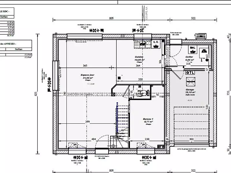 Maison neuve, 100 m² - Changé (53810)