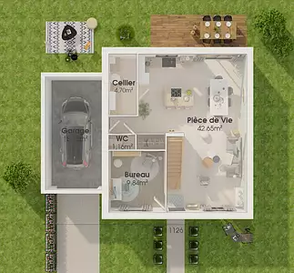 Maison neuve, 90 m²