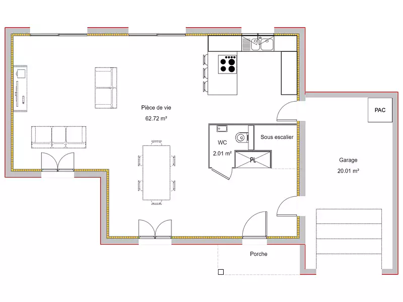 Maison neuve, 110 m² - Juliénas (69840)