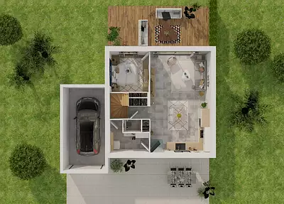 Maison neuve, 98 m²