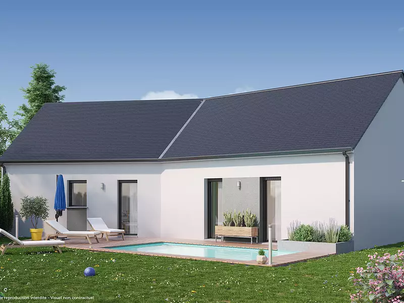 Maison neuve, 98 m² - Teillé (44440)