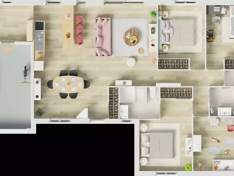 Maison neuve, 113 m² - Lecques (30250)