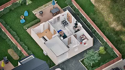 Maison neuve, 49,1 m²