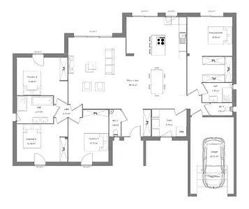 Maison neuve, 140 m²