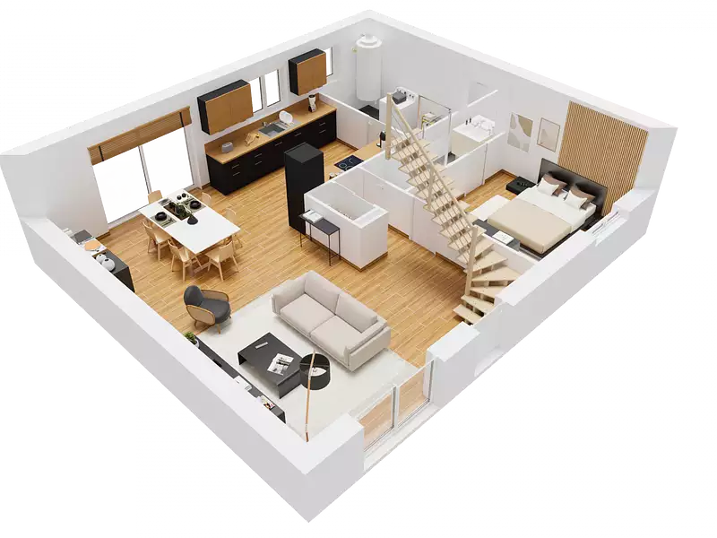 Maison neuve, 108 m² - Baugé-en-Anjou (49150)