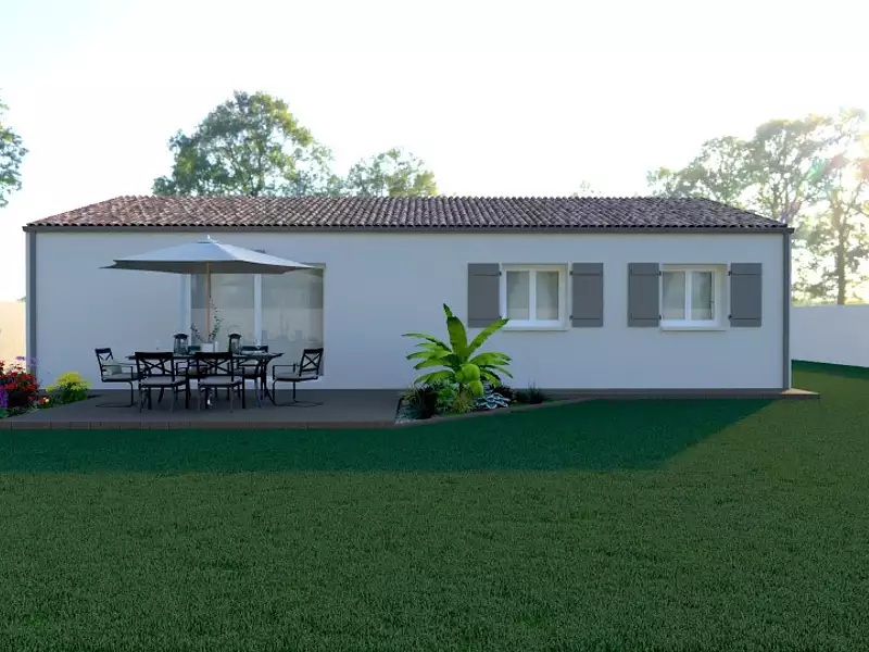 Maison neuve, 80 m² - Ballon (17290)