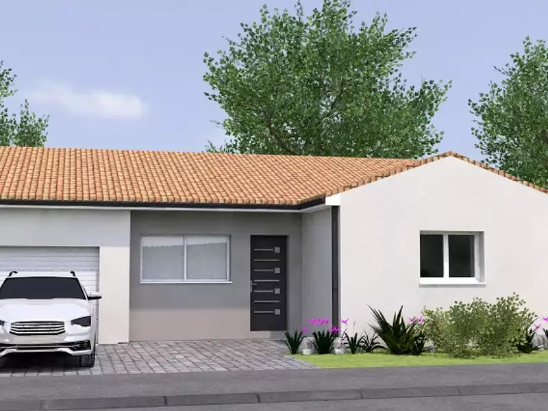 Maison neuve, 82 m² - Saint-Pierre-Montlimart (49110)