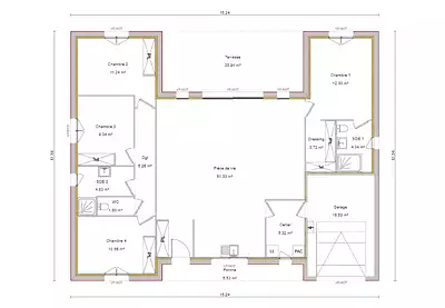 Maison neuve, 120 m²