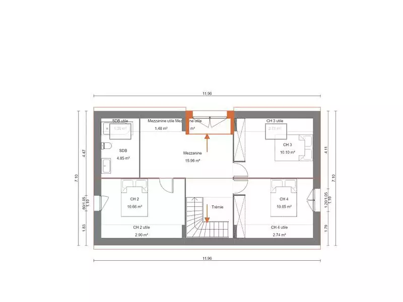 Maison neuve, 140 m² - Quimper (29000)
