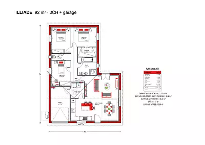 Maison neuve, 92 m²