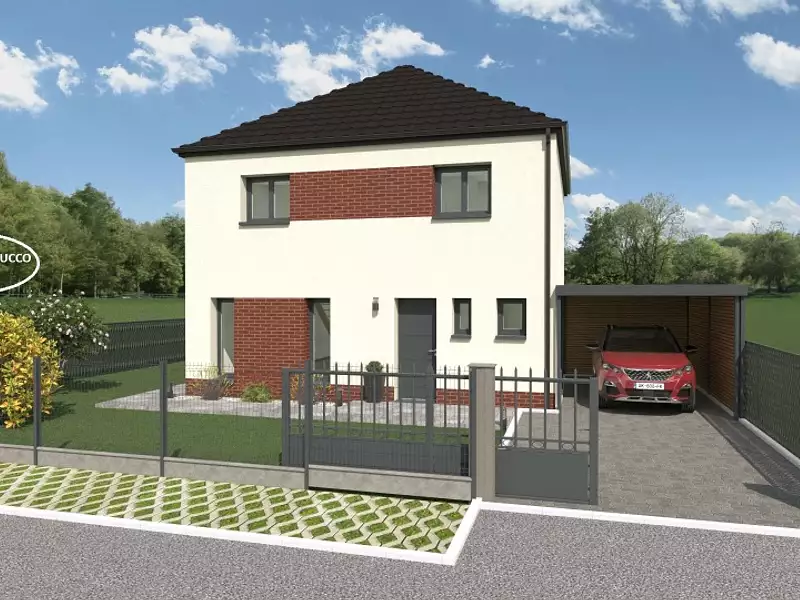 Maison neuve, 109 m² - Lallaing (59167)