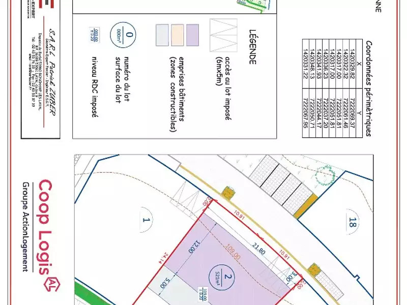 Terrain à bâtir, 521 m² - Saint-Jean-sur-Mayenne (53240)