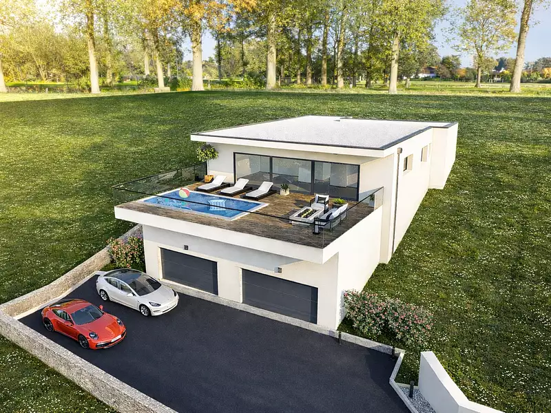 Maison neuve, 140 m² - Ruy-Montceau (38300)