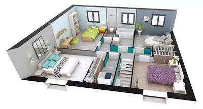 Maison neuve, 100 m²