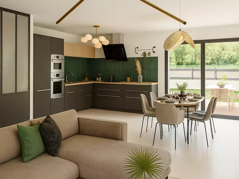 Maison neuve, 89 m² - Bévenais (38690)