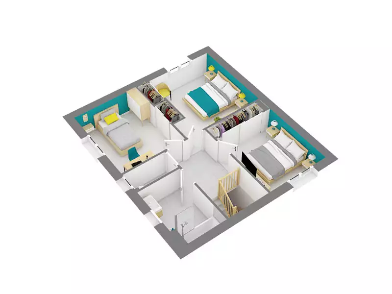 Maison neuve, 90 m² - Morestel (38510)
