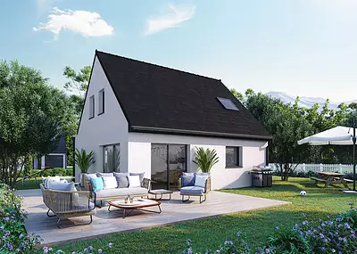 Maison neuve, 85,53 m²